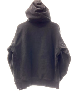 シュプリーム SUPREME Arabic Logo hooded sweatshirt アラビック ロゴ フーディ プルオーバー裏起毛 ワンポイント 黒 パーカ ロゴ ブラック Sサイズ 104MT-159