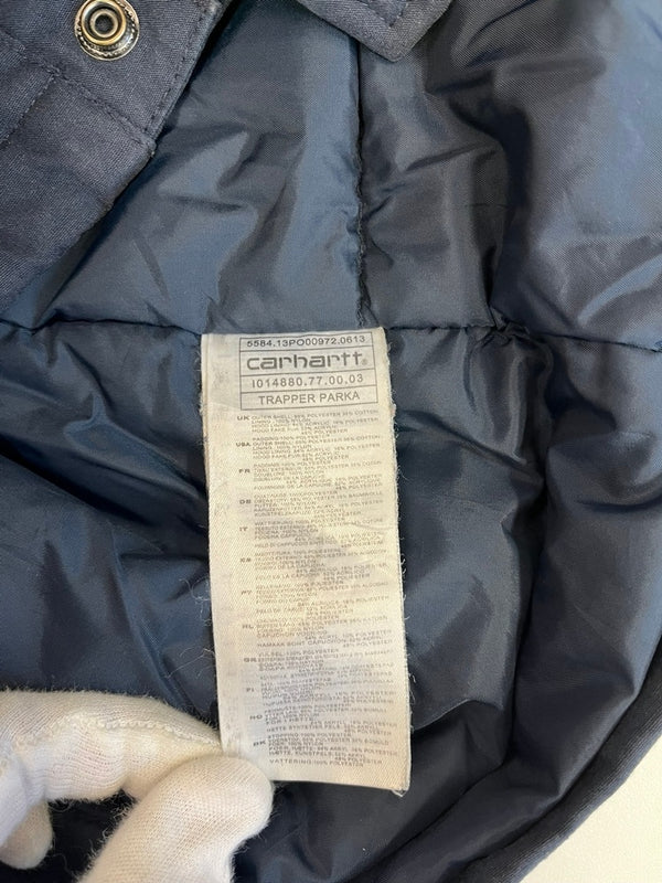 カーハート Carhartt WIP TRAPPER PARKA トラッパー パーカー 紺 I014880 XXL ジャケット ネイビー 3Lサイズ 101MT-5090