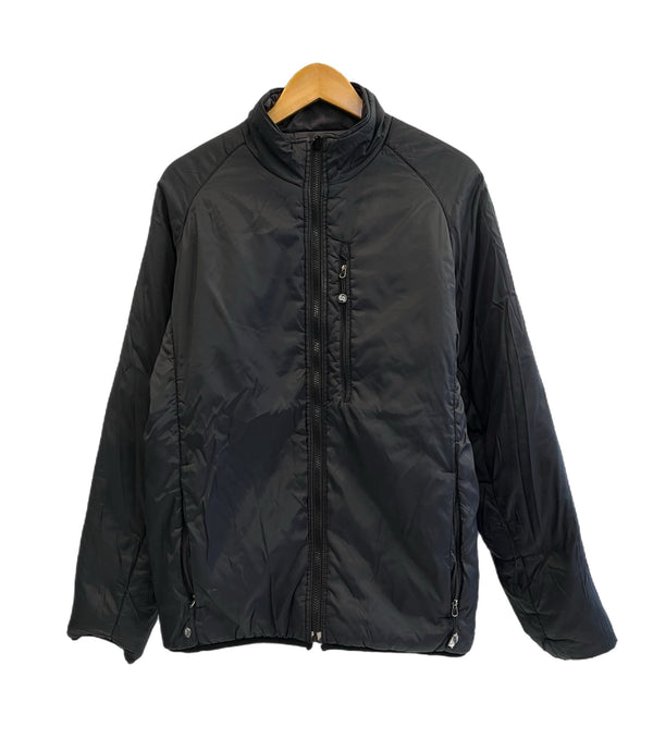 ステューシー STUSSY ロゴ総柄 無地 リバーシブル パフジャケット 中綿ジャケット 黒 ジャケット ブラック Lサイズ 101MT-5411