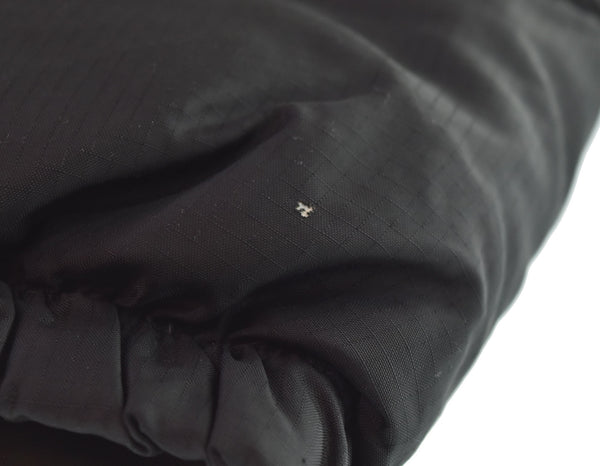 US US古着 80s Woods リップストップ中綿ジャケット Made in CANADA 短丈 ボックスシルエット 80's カナダ製 ジャケット ブラック 103MT-3008