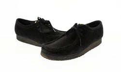 クラークス Clarks WALLABEE BLACK SUEDE ワラビー ブラック スウェード 261555197 メンズ靴 モカシン ブラック 25.5cm 103-shoes-277