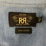 ダブルアールエル RRL デニムシャツ 長袖シャツ ブルー Sサイズ 201MT-4665