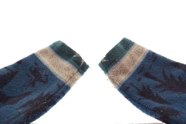 エルエルビーン L.L.Bean 80s 90s ノルディック柄 ハーフジップウールジャケット 80's 90's ポルトガル製 ジャケット マルチカラー Lサイズ 103MT-3106