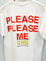 バンドTシャツ BAND-T 1993 90s THE BEATLES ビートルズ PLEASE PLEASE ME ヴィンテージTシャツ  Tシャツ プリント ホワイト Mサイズ 101MT-2597