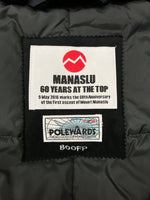 ポールワーズ POLEWARDS MANASLU ARCTIC PARKA マナスル アークティック パーカ アウター ジャケット アウトドア 紺 ジャケット ロゴ ネイビー Mサイズ 104MT-839