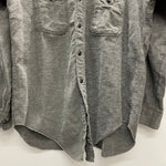 【曜日割引対象外】 ヴィンテージ vintage 40's President ワークシャツ ネルシャツ 長袖シャツ ブラック 16サイズ 201MT-4853 VB