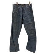 リーバイス Levi's 00's Y2K ENGINEERED JEANS LOOSE エンジニアジーンズ 立体裁断 3D シンチバック 片ポケ カーブパンツ バナナパンツ 日本製 00002-08 デニム ブルー W29 101MB-748