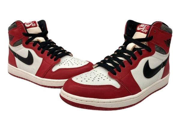 ナイキ NIKE 22年製 AIR JORDAN 1 RETRO HIGH OG CHICAGO LOST & FOUND エア ジョーダン レトロ ハイ シカゴ AJ1 シューズ 白 赤 黒 DZ5485-612 メンズ靴 スニーカー レッド 26.5cm 104S-1067