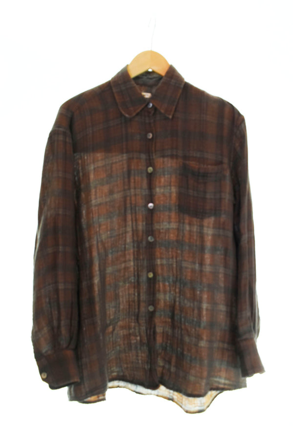 アワーレガシー OUR LEGACY 20AW LEND SHIRT 長袖シャツ 茶 W4202LOGC 34 長袖シャツ ブラウン 103MT-1596