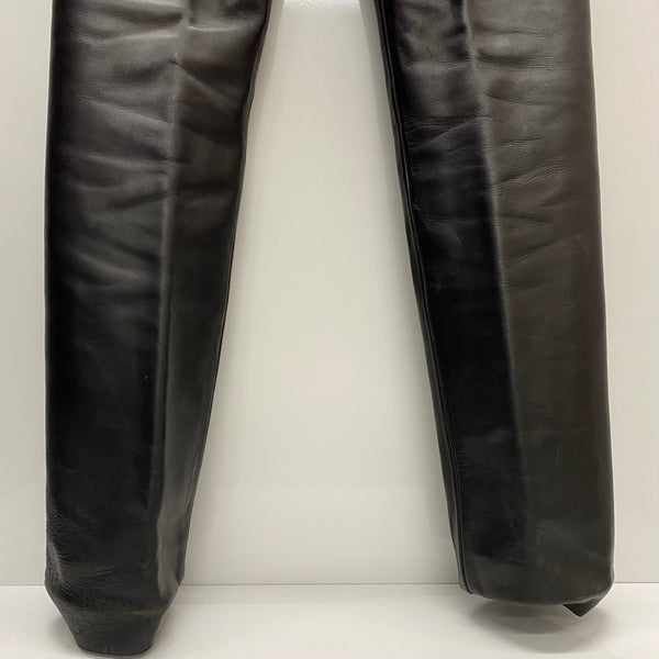 【曜日割引対象外】 ハーレーダビッドソン HARLEY-DAVIDSON レザーパンツ 牛革 98146 ボトムスその他 ブラック 32サイズ 201MB-1002 VB