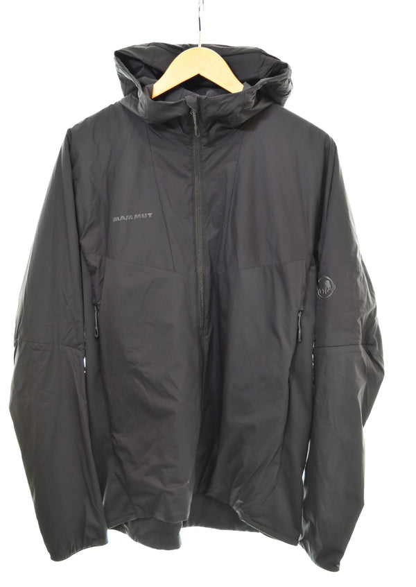 マムート Mammut Rime Light IN Flex Hooded Jacket ライム ライト イン フレックス フーデッド  1013-01300 ジャケット ブラック LLサイズ 103MT-3098