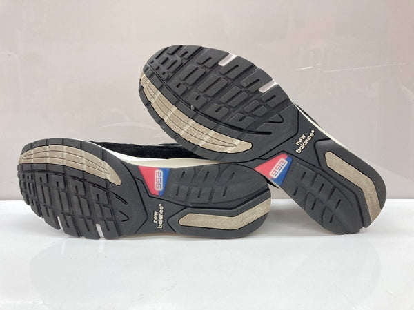 ニューバランス new balance 24年製 U992 ABZORB SBS メッシュ スエード ランニング ローカット シューズ 黒 U992BK メンズ靴 スニーカー ブラック 29cm 104S-1037