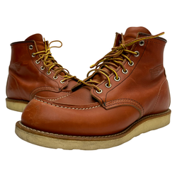 【曜日割引対象外】 レッドウィング RED WING 6-inch Classic Moc USA製 8875 メンズ靴 ブーツ ワーク ブラウン 26cmサイズ 201-shoes1499 VB
