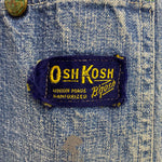 オシュコシュビゴッシュ OSHKOSH B'GOSH ~50's デニムカバーオール 襟コーデュロイ ジャケット ブルー 201MT-3577 VB
