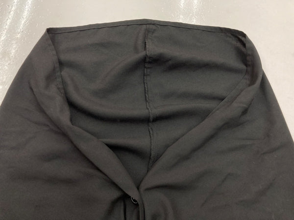 ワイズ Y's ヨウジヤマモト Yohji Yamamoto ノースリーブ ドレープ デザイン カーディガン フーディ フード フロントボタン BLACK 黒 半袖シャツ ブラック SIZE3 104LT-167