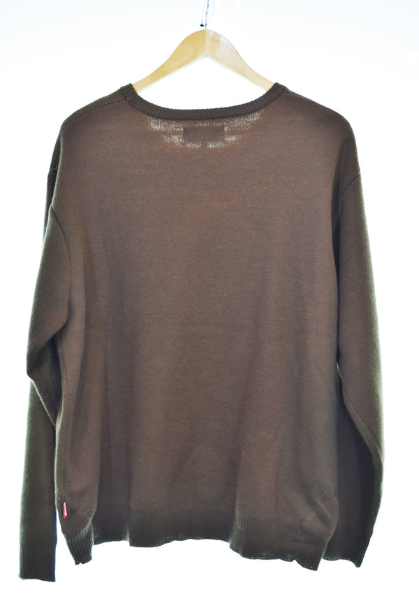 ブラックアイパッチ Black Eye Patch  OG Boy Knit SweaterOG ボーイ ニット セーター セーター ブラウン Lサイズ 103MT-3228