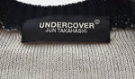 アンダーカバー UNDERCOVER 19SS Bootleg Truth 袖ボーダーJQ カーディガン 黒 UCW4905 2 カーディガン ブラック 103MT-1982