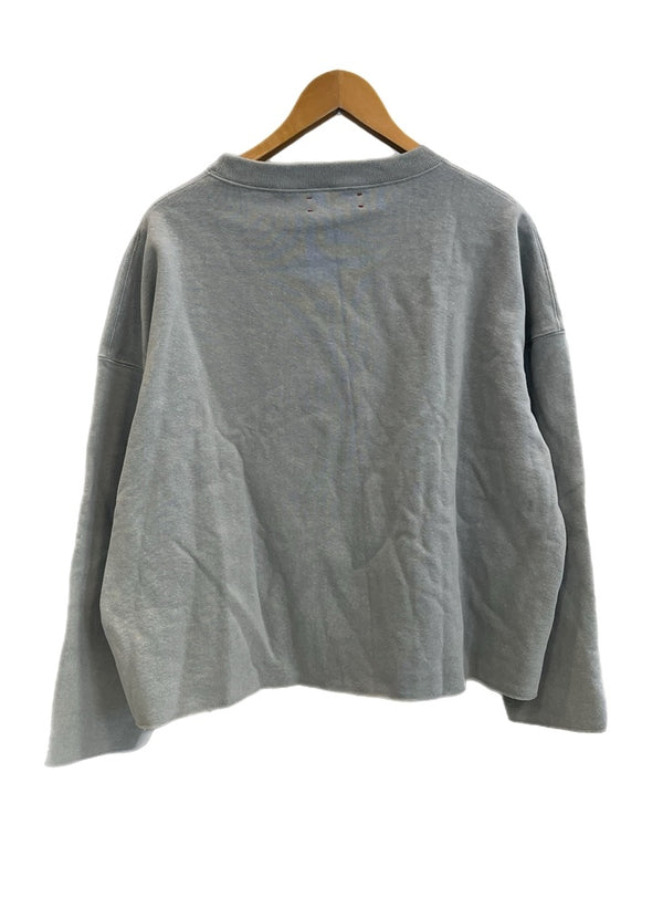 アンフィル unfil paper&cotton-terry sweatshirt misty green ペーパー＆コットンテリー スウェットシャツ ミスティグリーン WZSP-UW114 スウェット グリーン サイズ1 101LT-168