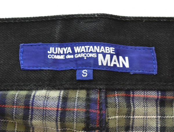 コムデギャルソン COMME des GARCONS JUNYAWATANABE MAN ブラックデニムパンツ AD2016 ジュンヤワタナベマン WS-P025 デニム ブラック Sサイズ 103MB-592