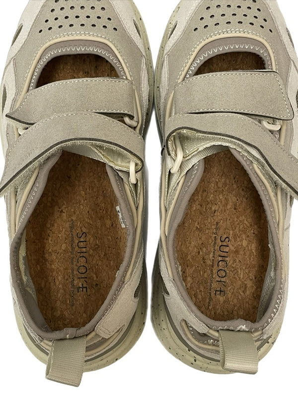 スイコック suicoke OG-355 厚底 ウェッジソール  レディース靴 サンダル ストラップ グレー 6 24cm 601sh-7