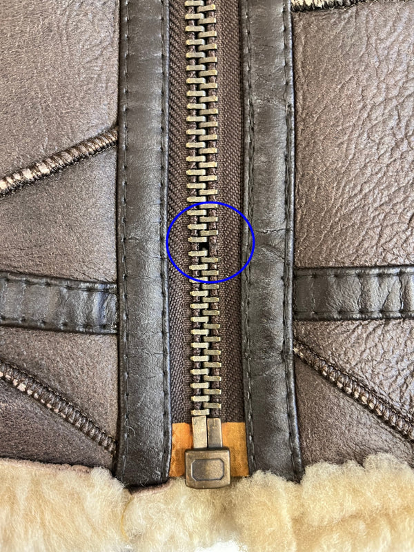 レザーアイテム Leather B-3フライトジャケット ベスト シープスキン 羊革 パッチワーク ムートンベスト 411073 ベスト ブラウン Mサイズ 101MT-5412