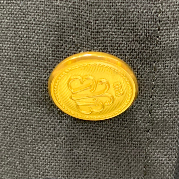 ブルックスブラザーズ Brooks Brothers 90's ３つボタン 金ボタン 紺 ブレザー USA製 ジャケット ネイビー 40サイズ 201MT-4246