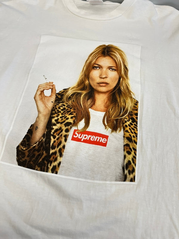 シュプリーム SUPREME 12SS Kate Moss Tee ケイトモス フォトＴシャツ 白 Tシャツ ホワイト Mサイズ 101MT-5349