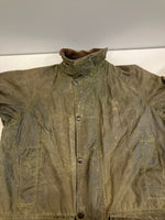 バブアー BARBOUR 90's 90年代 3ワラント GAMEFAIR ゲームフェア ワックス コットン オイルドジャケット ハーフコート VINTAGE ヴィンテージ A123 C38 ジャケット カーキ 101MT-5236