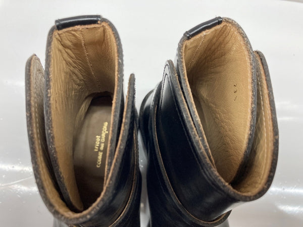 コムデギャルソン COMME des GARCONS トリコ tricot ミドルブーツ ジョッパー ジョードプル BOOTS ベルト レザー 日本製 BLACK 黒 レディース靴 ブーツ エンジニア ブラック SIZE23 1/2 104S-1016