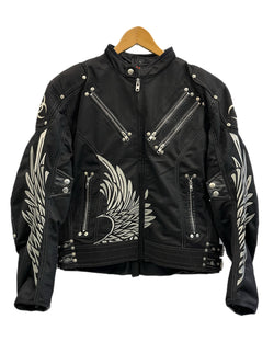 ニコクドウ 弐黒堂 ライドジャケット 刺繍 バイカー バイク ジャケット ブラック Lサイズ 101MT-5394