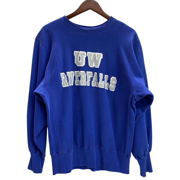 【曜日割引対象外】 チャンピオン Champion 90's リバースウィーブ USA製 カレッジ スウェット ブルー Lサイズ 201MT-4536 VB