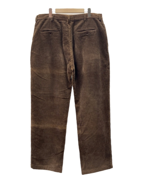 ダブルアールエル RRL 90s CORDUROY PANTS コーデュロイ パンツ ボタンフライ ワーク トラウザーズ 三ツ星タグ Ralph Lauren 茶 無地 ボトムスその他 ブラウン 38×33 104MB-347
