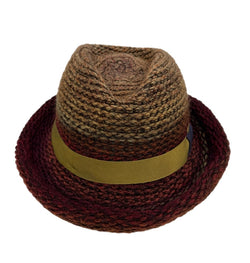 カシラ CA4LA ニットハット 毛糸 JUN01121 帽子 レディース帽子 ハット マルチカラー ワインレッド 101hat-187