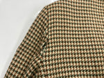 ヴィンテージ vintage 50's Harris Tweed ハリスツイード テーラードジャケット 千鳥柄 くるみボタン オーブ無しタグ 表記なし ジャケット チェック ベージュ 104MT-678