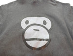 アベイシングエイプ A BATHING APE   MILO プリント パーカー スウェットシャツ パーカ グレー Lサイズ 103MT-3154