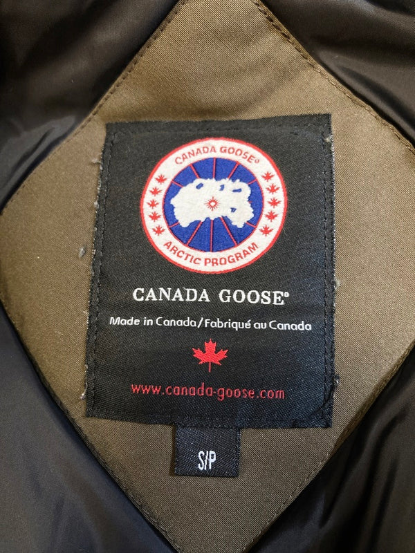 カナダグース CANADA GOOSE JASPER PARKA ジャスパー ダウン アウター  ロゴ 68F8490 ジャケット 無地 カーキ Sサイズ 101MT-1887