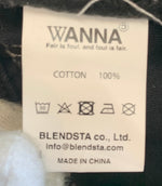 ワナ WANNA L.F.S.E 55 Distressed JEANS デニム 刺繍 ブラック 2サイズ 201MB-657