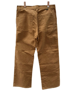 ステューシー STUSSY OLD Stussy-wk painter pants USA製 ペインターパンツ ワークパンツ 茶 無地 ボトムスその他 ブラウン size 33 104MB-368