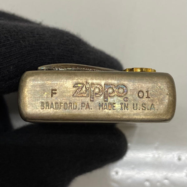 【中古】タディアンドキング TADY&KING Zippo シルバー フェザー ロングホーン メンズジュエリー・アクセサリー その他 シルバー 201goods-816