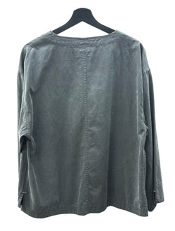 ポータークラシック Porter Classic 18SS TENCEL CARDIGAN テンセル カーディガン 薄手 灰 サイズ 2 カーディガン 無地 グレー 104MT-1290