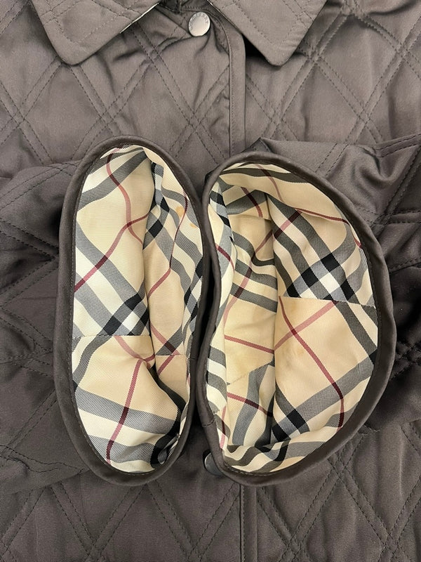 バーバリー Burberry LONDON ロンドン キルティング ジャケット FD222-650-55 ジャケット ブラウン サイズ11 101LT-154