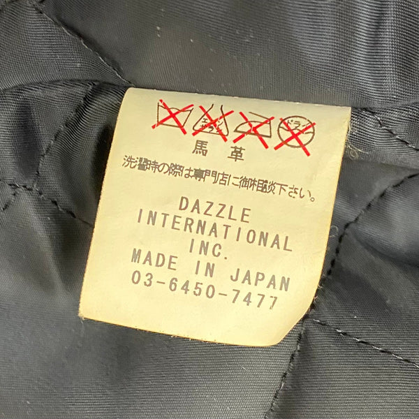 【曜日割引対象外】 ドライボーンズ Dry Bones ダブル ライダースジャケット ホースハイド ジャケット ブラック Lサイズ 201MT-4353 VB