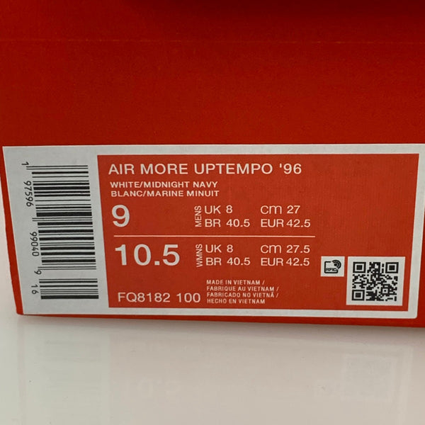 ナイキ NIKE AIR MORE UPTEMPO 96 FQ8182-100 メンズ靴 スニーカー ネイビー 27.0cmサイズ 201-shoes1353