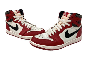 ナイキ NIKE 22年製 AIR JORDAN 1 RETRO HIGH OG CHICAGO LOST & FOUND エア ジョーダン レトロ ハイ シカゴ ロスト ファウンド 白 赤 黒 DZ5485-612 メンズ靴 スニーカー レッド 27cm 104S-802