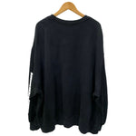 イージー YEEZY SEASON 4 袖プリント KW4C203 スウェット ブラック XLサイズ 201MT-4258