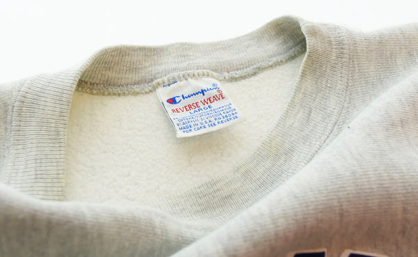 チャンピオン Champion 90s 90's 90年代 刺繍タグ Reverse Weave Sweat Shirt リバースウィーブ American University カレッジロゴ スウェット グレー Lサイズ 103MT-1566