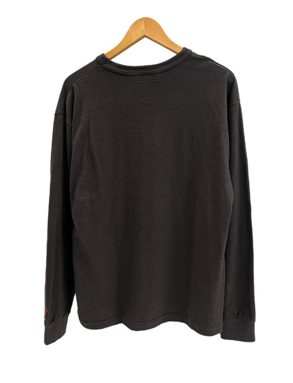 ヒューマンメイド HUMAN MADE GRAPHIC L/S T-SHIRT ハートロゴ プリント 長袖カットソー 黒  HM29CS019 XL ロンT ブラック LLサイズ 101MT-4730