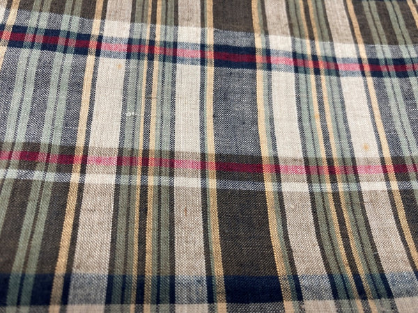 ダブルアールエル RRL 90s 90年代 三ツ星タグ 3B JACKET テーラード センターベント ヴィンテージ VINTAGE ラルフローレン RALPH LAUREN コットン USA製 マドラスチェック ブラウン系 BROWN 茶色 ジャケット マルチカラー Mサイズ 104MT-2033