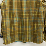 【曜日割引対象外】 キャピタル KAPITAL チェック ネルシャツ リメイク 長袖シャツ 黄色 2サイズ 201MT-3882 VB