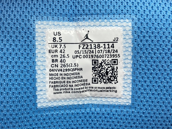 ナイキ NIKE 24年製 AIR JORDAN 1 LOW SE エア ジョーダン ロー AJ1 ジャンプマン シューズ 白 青 FZ2138-114 メンズ靴 スニーカー ブルー 26.5cm 104S-948